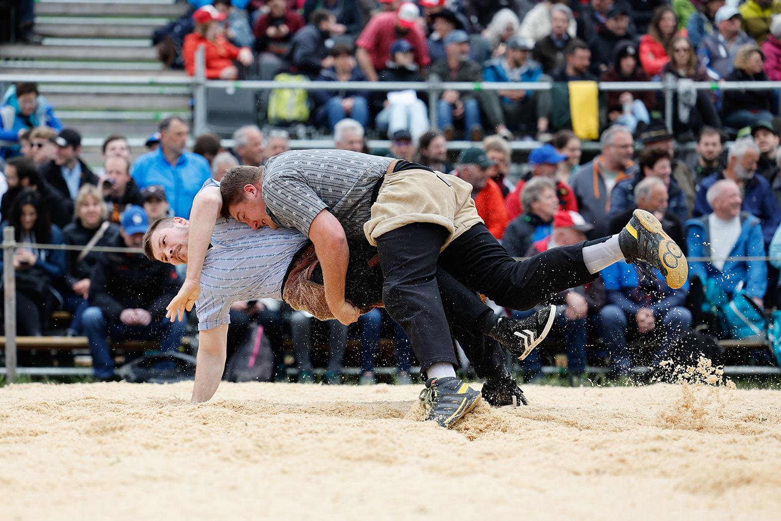 Dominik Gasser Nicolas Zimmermann Emmentalisches Schwingfest 2023